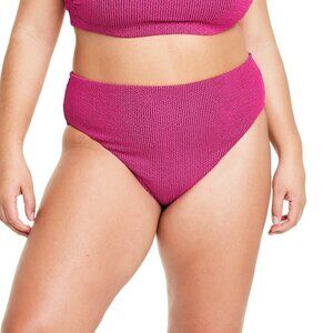 Tabitha Brown X Target Two-Tone Pucker High Waist Bikini Bottom NWOT